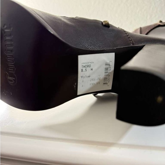 Juicy Couture Chocolate Brown Heels with Strap - Picture 8 of 8